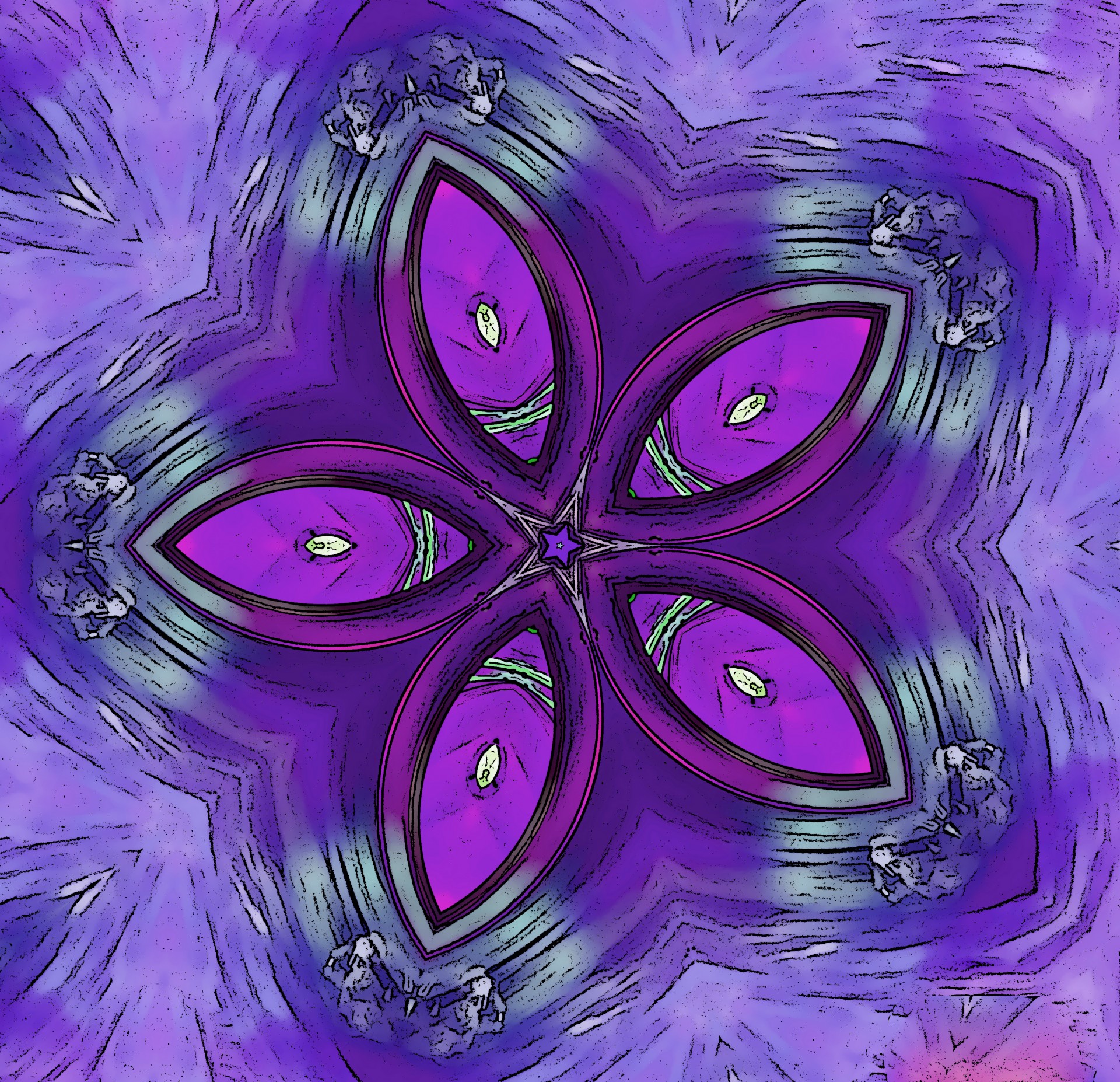 Purple Flower Abstract Background Free Stock Photo - Public Domain Pictures