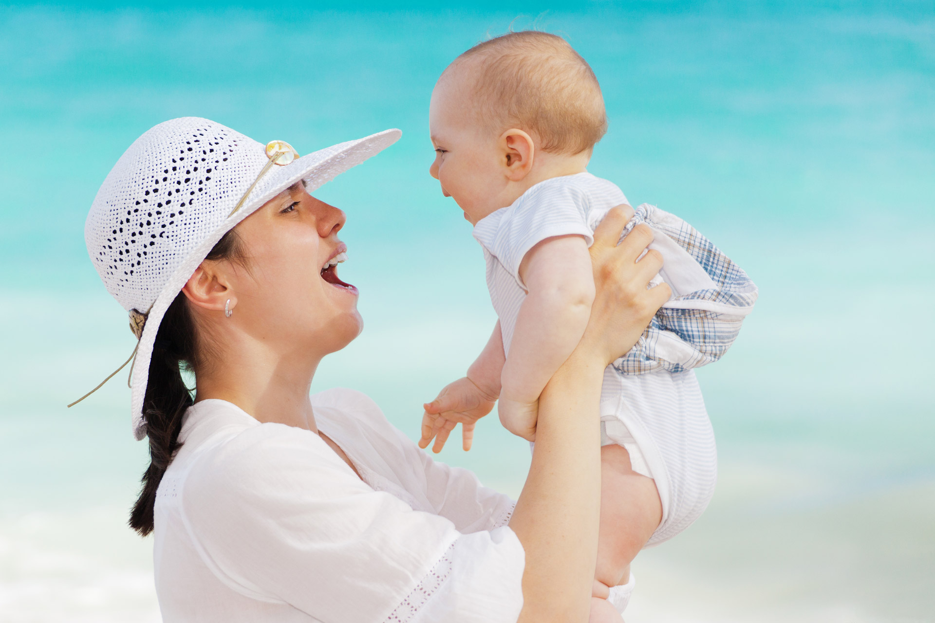 Mom And Baby Having Fun Free Stock Photo Public Domain Pictures