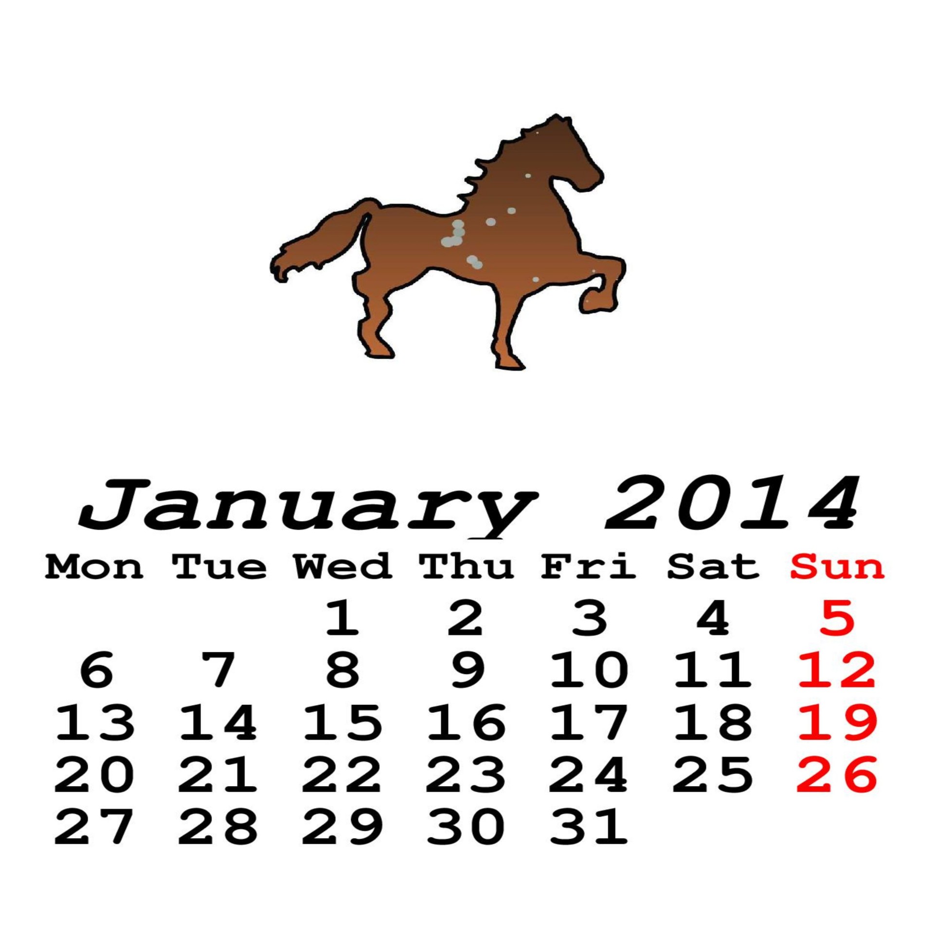 january-2014-calendar-free-stock-photo-public-domain-pictures