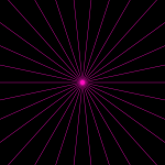 Bright Pink Sunburst Spiral Rays