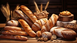 Various Fresh Bread