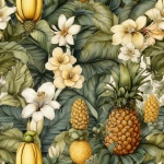 Fruit And Flowers Seamless