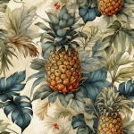 Fruit And Flowers Seamless