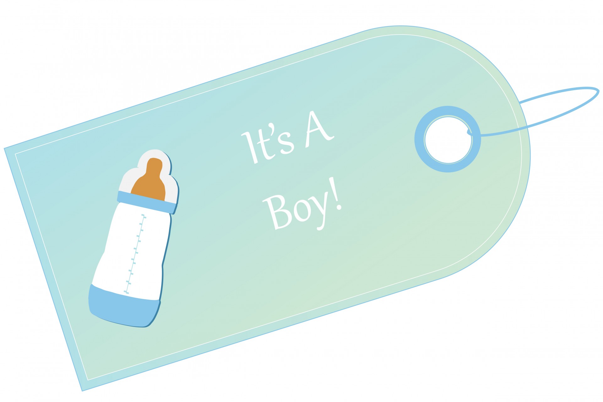 Baby Boy Gift Tag Free Stock Photo Public Domain Pictures