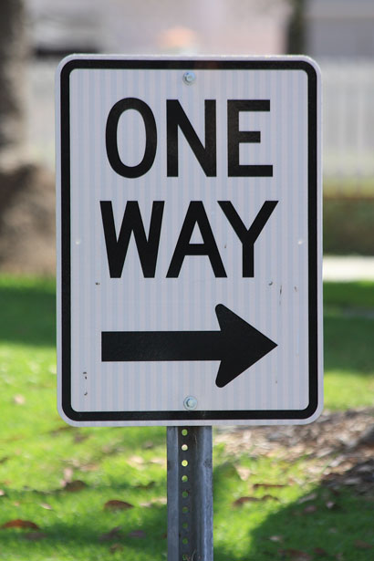 Sign - One Way Free Stock Photo - Public Domain Pictures