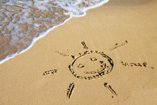 Sun Sign In Sand