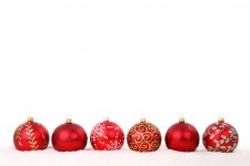 Red Christmas Baubles