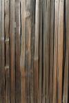 Weathered Wood Slat Fence