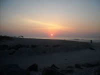 Sun Set On The Beach