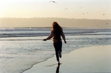 Woman On Coronado Beach
