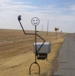 Rural Iron Man Mailbox