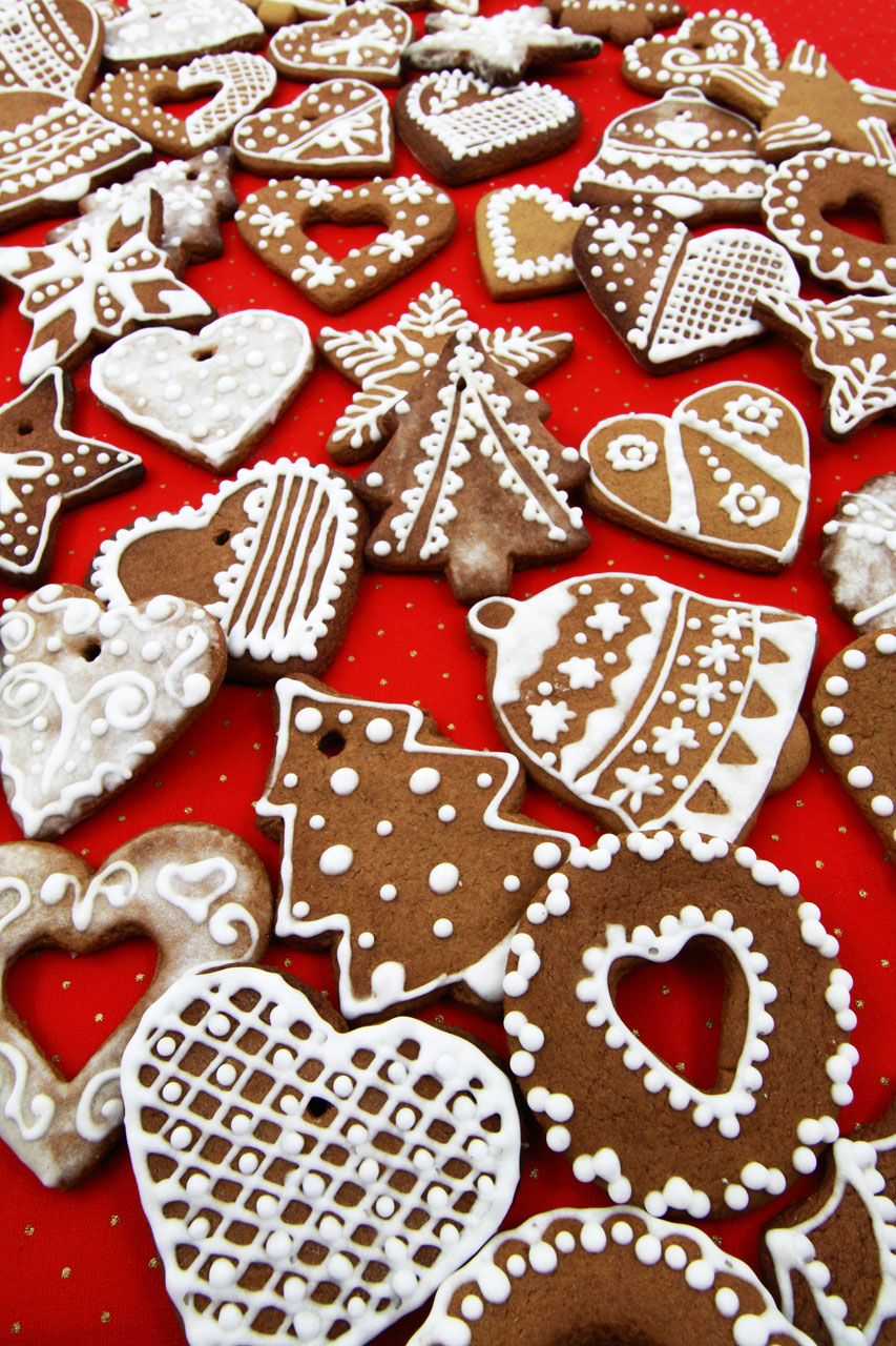 Christmas shaped gingerbreads