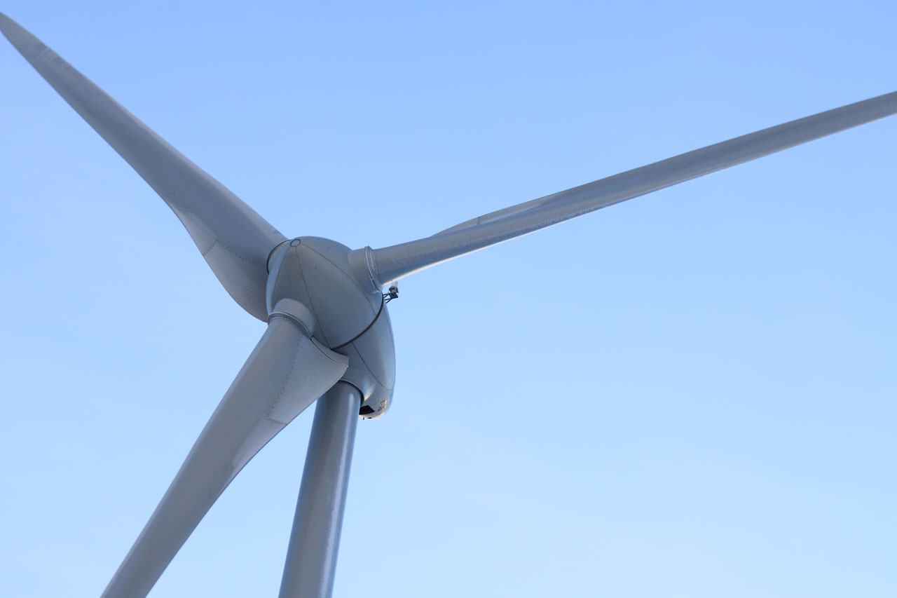 Detail of a wind turbine