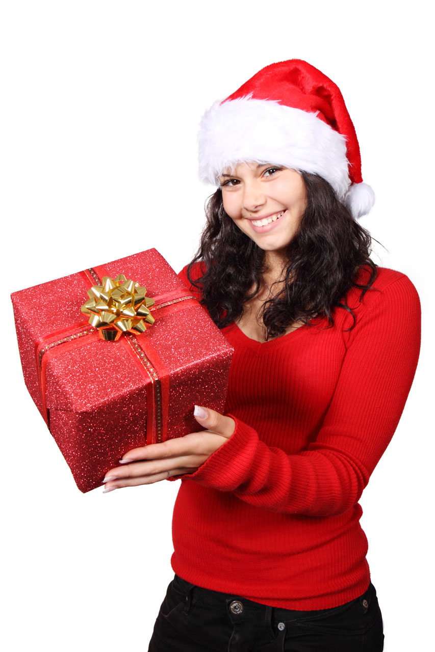 Santa With Gift
