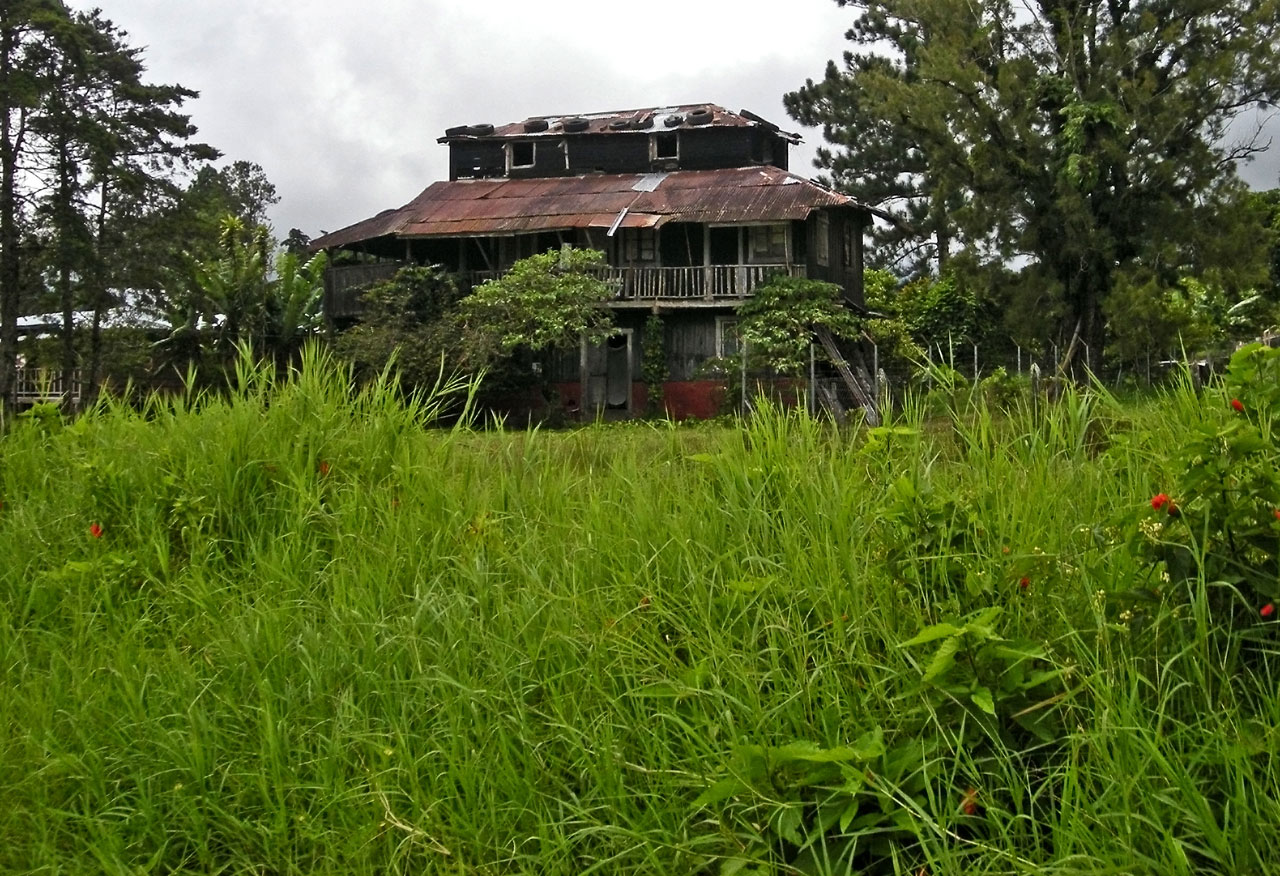 dilapidated old house