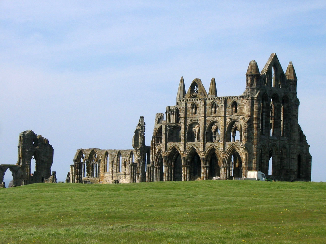 Whitby abbey in North Yorkshire