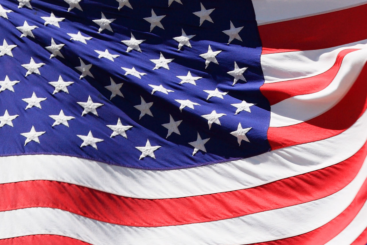 Detail Of American Flag