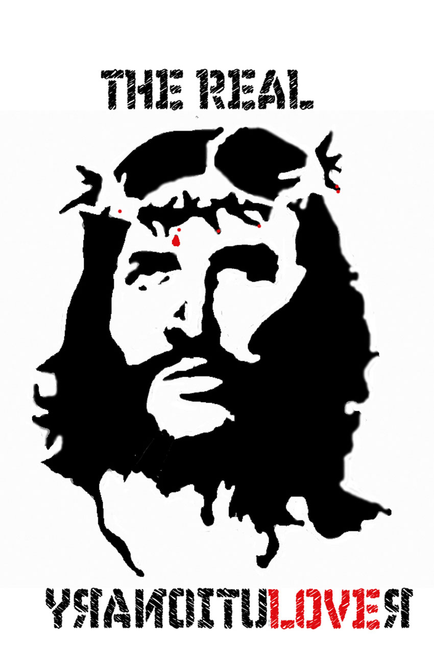 Jesus Christ Revolutionary stencil now released as PD