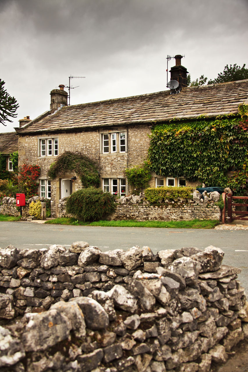 old stone cottage in England