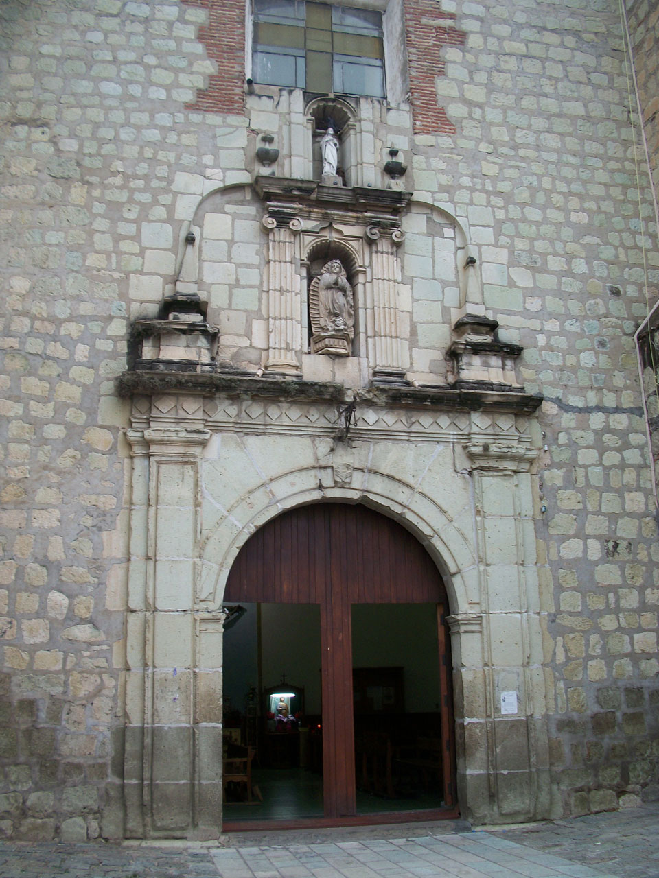 Gate to a church.