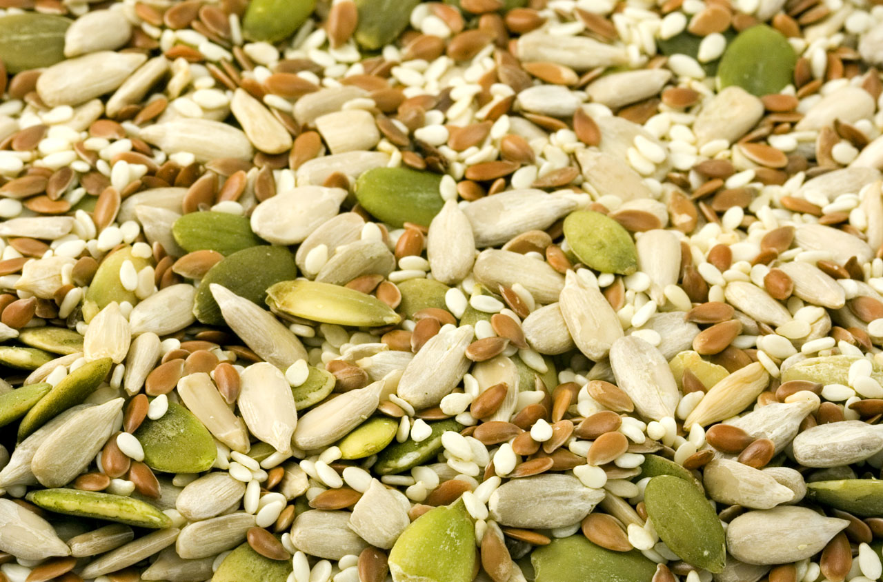 Various eatable seeds