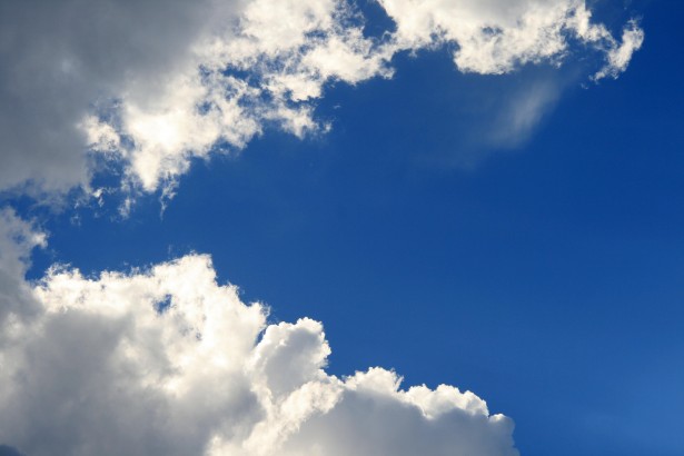 White Clouds And Blue Sky Free Stock Photo - Public Domain Pictures