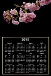 2015 Calendar Pink Blossom