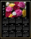 2015 Calendar Pink Roses
