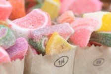 Bags Of Colored Sugar Snacks