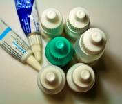 Bottles & Tubes With Eye Treatment