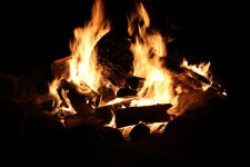 Campfire At Night