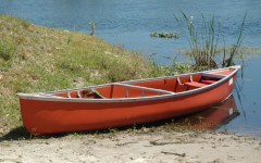 Canoe By The Lake