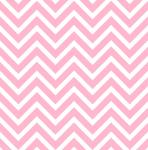 Chevrons In Pink & White