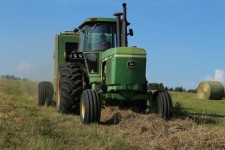 Farm Round Hay Bale Tractor Baler