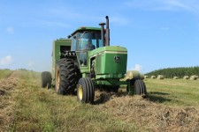Farm Round Hay Bale Tractor Baler