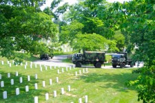 Military Vehicles At Arlington