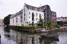 Motorboat In Amsterdam