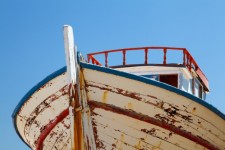 Old Boat Against The Sky