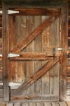 Old Wooden Door Log Cabin