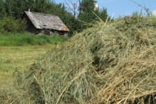 Pile Of Hay Farm House