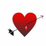Red Heart With Arrow