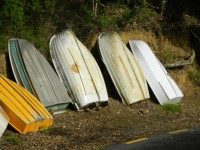 Row Of Dinghies