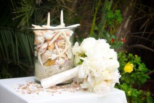 Seashells And Wedding Bouquet