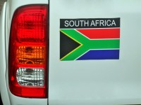 South African Flag And Tail Lights