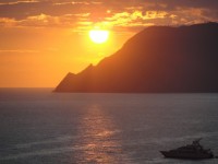 Sunset In Cinque Terre