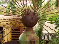 Sunshine Girl Iron Sculpture