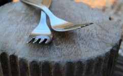 Two Metal Forks