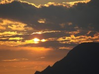 Vibrant Sunset In Cinque Terre