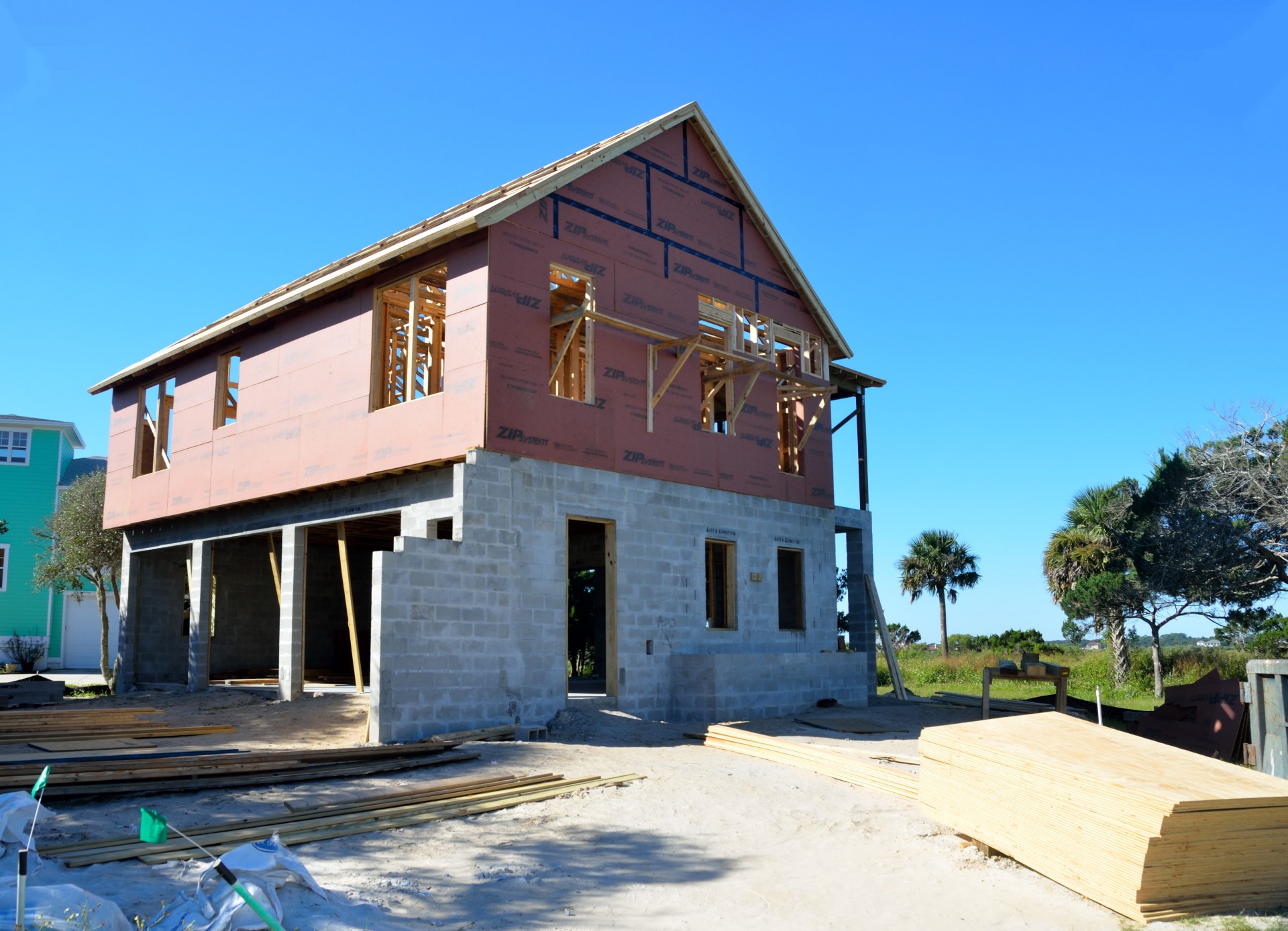 Beach Home Construction