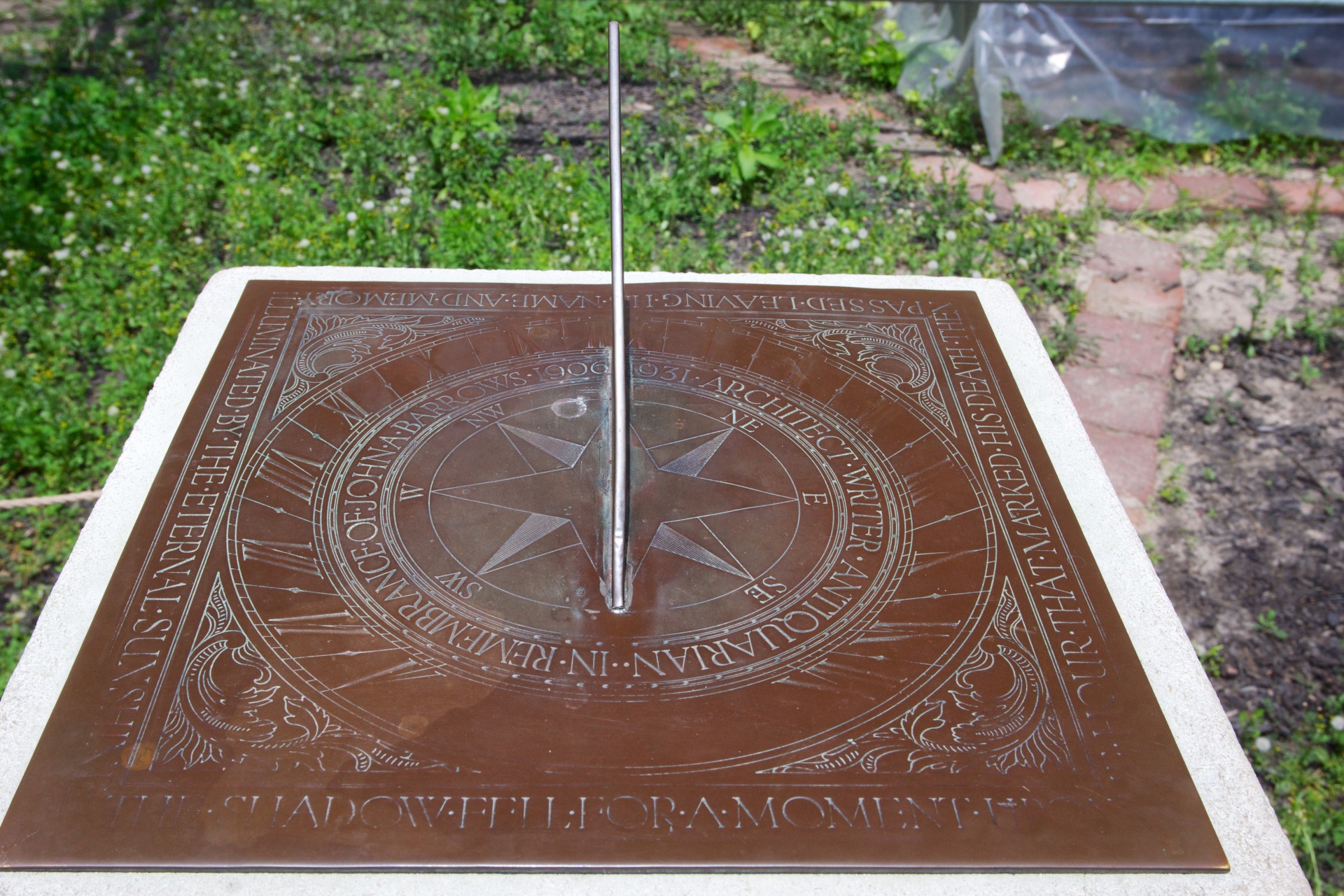 Colonial Sundial Noon
